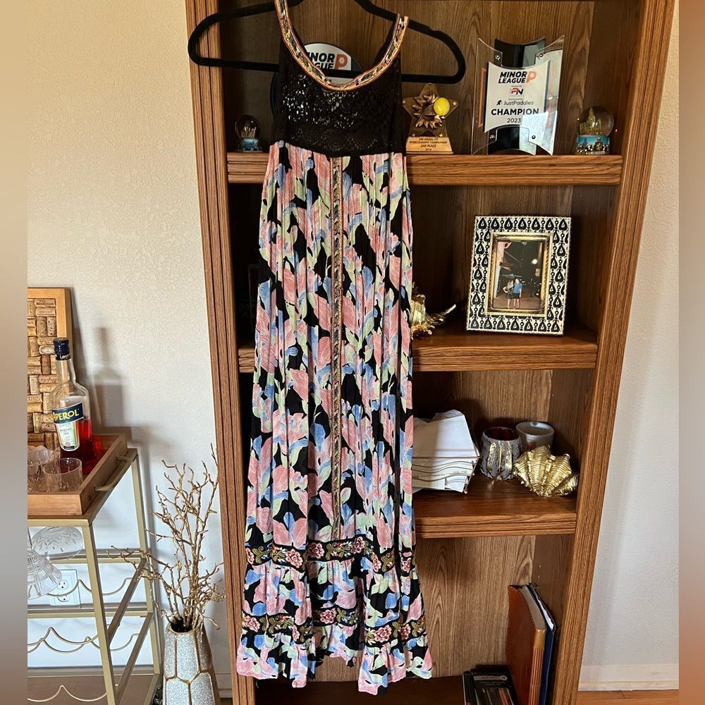 FREE PEOPLE MAXI FLORAL DRESS